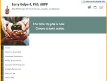 Tablet Screenshot of larrygalpert.com